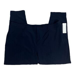 32 Degrees Cool Women Size 20 Hero Navy Blue Pants Side Elastic Zipper Pockets